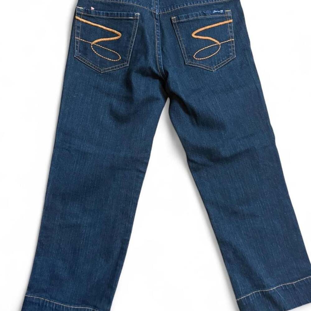 Seven7 Premium Denim Dark Wash Y2K Jeans Size 28 - Picture 3 of 4